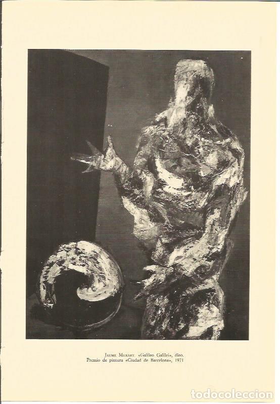 Postales: LAMINA V01864: Galileo Galilei por J. Muxart. Premio Ciudad de Barcelona 1971 - VVAA