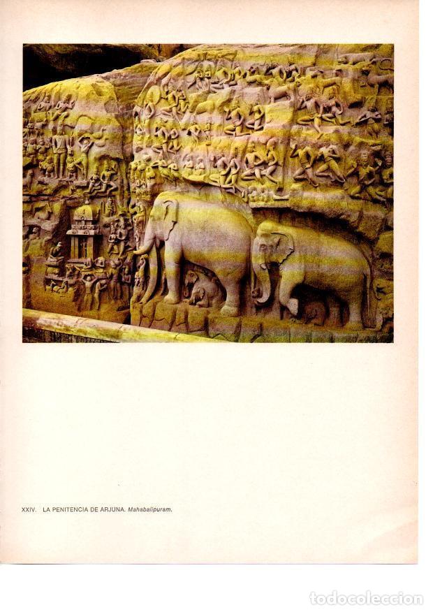 Postcards: LAMINA 28038: La Penitencia de Arjuna, Mahabalipuram - Raymonde de Gans