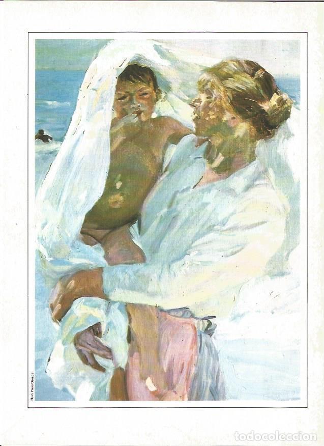 Cartoline: LAMINA V01335: Mujer con ni&ntilde;o por Sorolla - VVAA