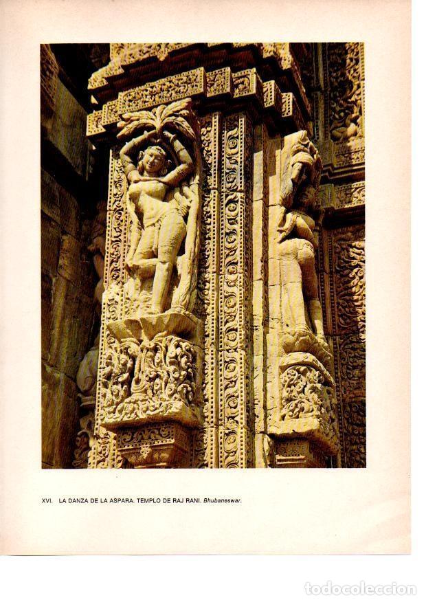 Cartoline: LAMINA 28030: Danza de la Aspada en el Templo de Raj Rani, Bhubaneswar - Raymonde de Gans