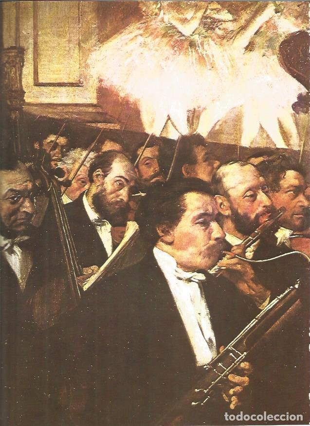Postales: LAMINA V01308: Musicos de la orquesta por Edgar Degas - VVAA