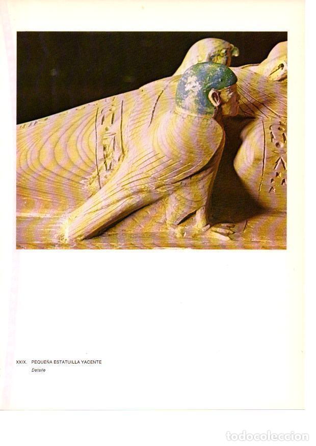 Postcards: LAMINA 27931: Detalle de la estatuilla yacente de Tutankhamon - Raymonde de Gans