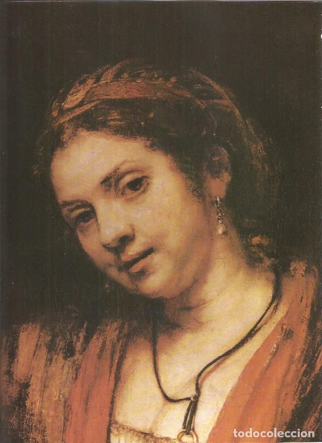 Postcards: LAMINA V01291: Retrato de Hendrickje Stoffels por Rembrandt - VVAA