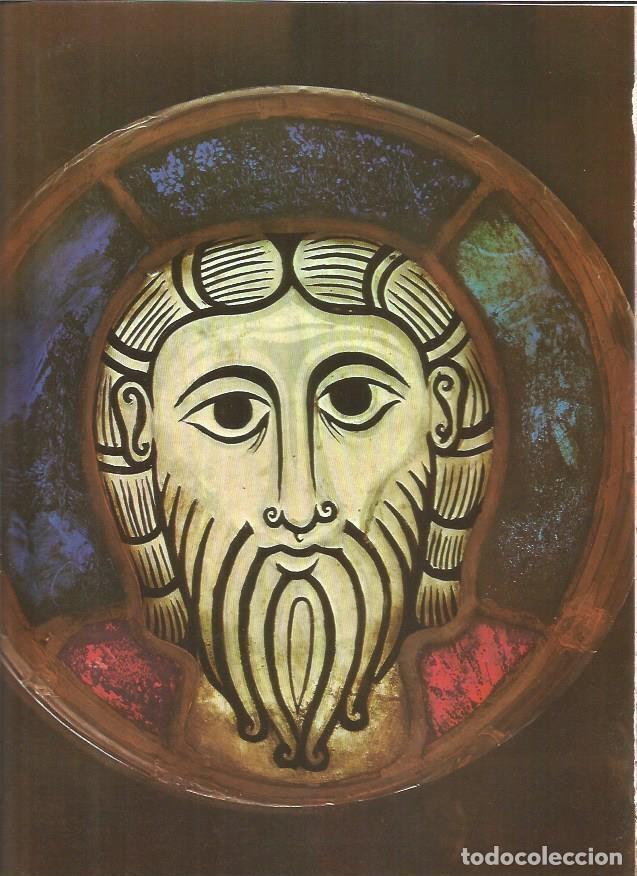 Cartoline: LAMINA V01240: Rostro de Cristo, vitral de la Iglesia de Wissembourg - VVAA