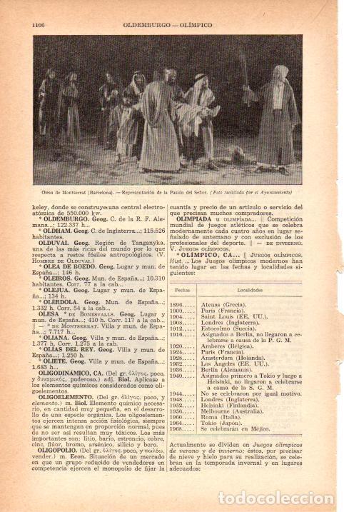 Cartoline: LAMINA 38795: Representacion de La Passio en Olesa de Montserrat, Barcelona - VVAA