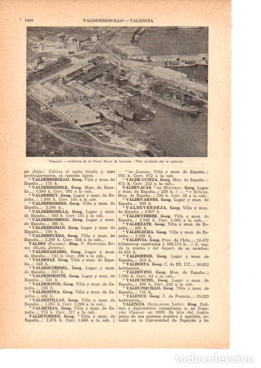Postales: LAMINA 38882: Astilleros de la Union Naval de Levante, Valencia - VVAA