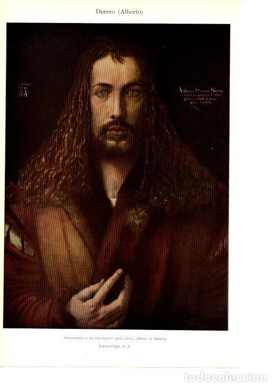Postales: LAMINA 38924: Autorretrato, por Alberto Durero - VVAA