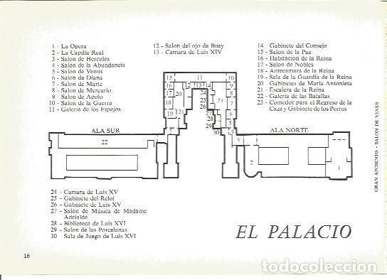 Postais: LAMINA V01967: Versalles. Planta del Palacio - G.Van Der Kemp