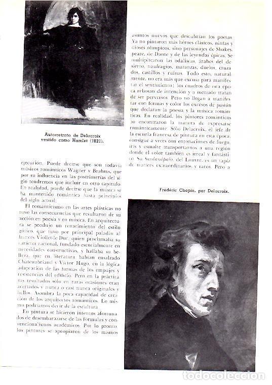 Cartoline: LAMINA 28274: Frederic Chopin y autorretrato, por Delacroix - Josep Pijoan