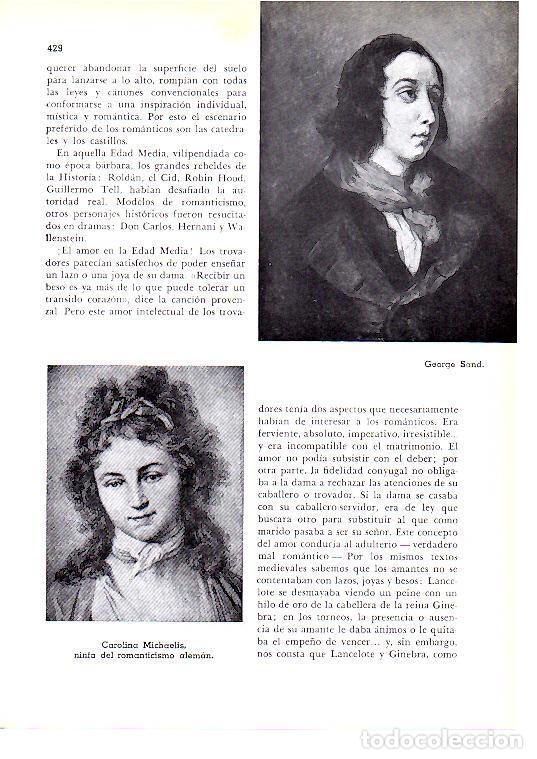 Postkarten: LAMINA 28266: George Sand y Carolina Michaelis - Josep Pijoan