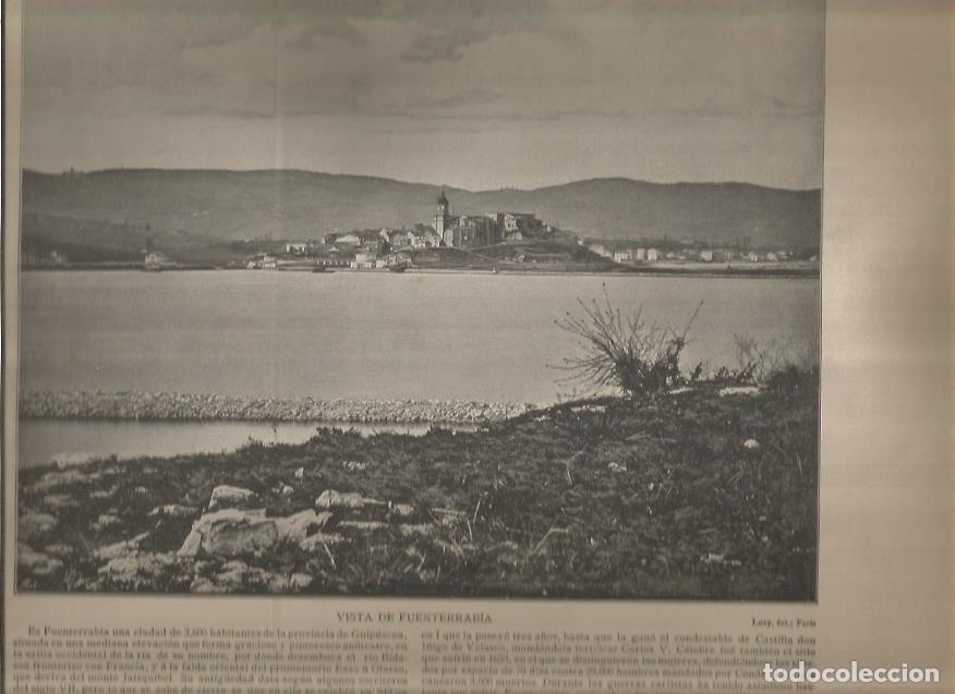 Cartes Postales: LAMINA V02808: Vista de Fuenterrabia, Guipuzcoa - Varios