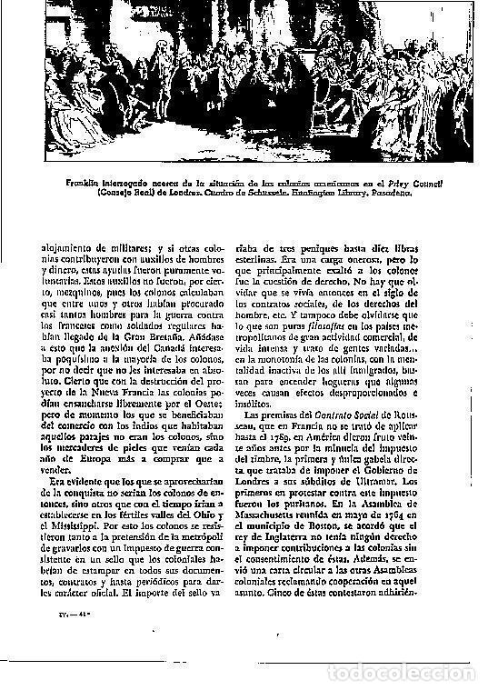 Postkarten: LAMINA 28213: Franklin interrogado, por Schussele - Josep Pijoan