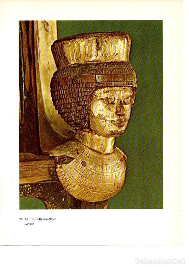 Postkarten: LAMINA 27908: Detalle del Trono de Satamon, Egipto - Raymonde de Gans