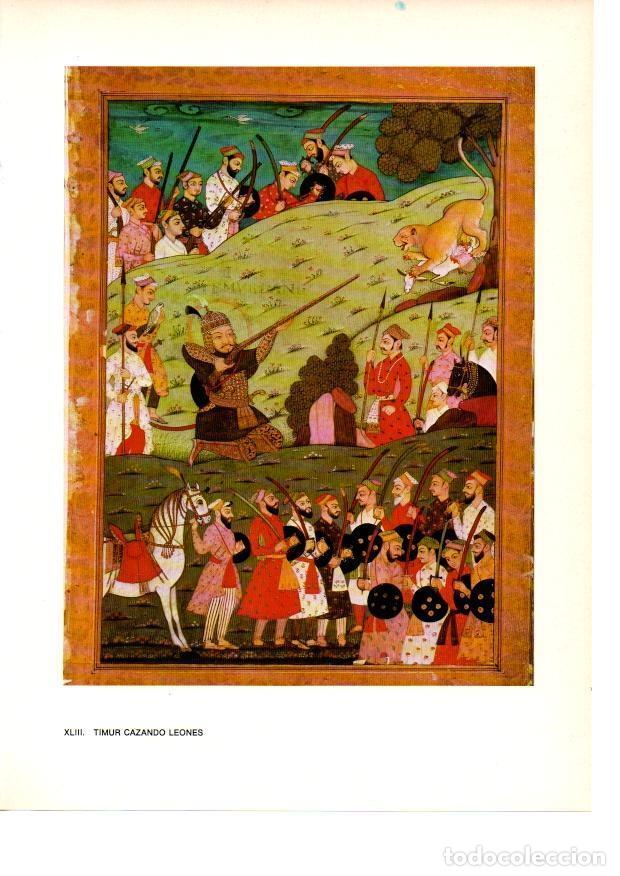 Postkarten: LAMINA 27888: Timur cazando leones - Raymonde de Gans