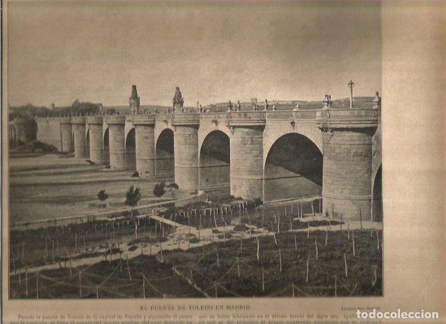Postkarten: LAMINA V02754: Puente de Toledo en Madrid - Varios