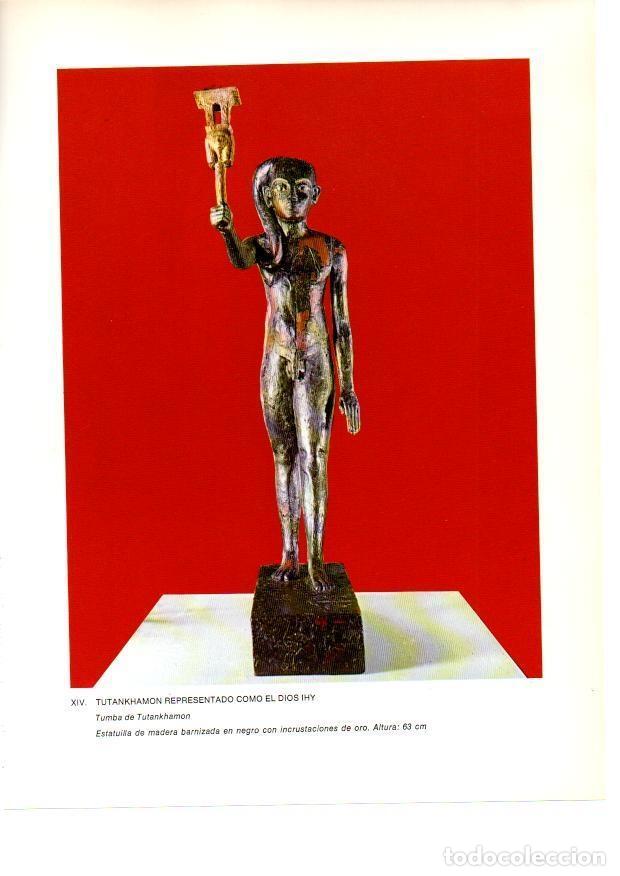 Cartoline: LAMINA 27916: Tutankhamon como el dios Ihy - Raymonde de Gans