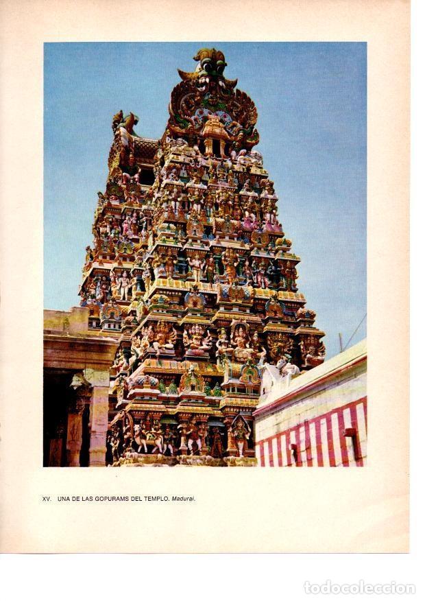 Cartes Postales: LAMINA 28029: Gopurams del Templo, Madurai - Raymonde de Gans