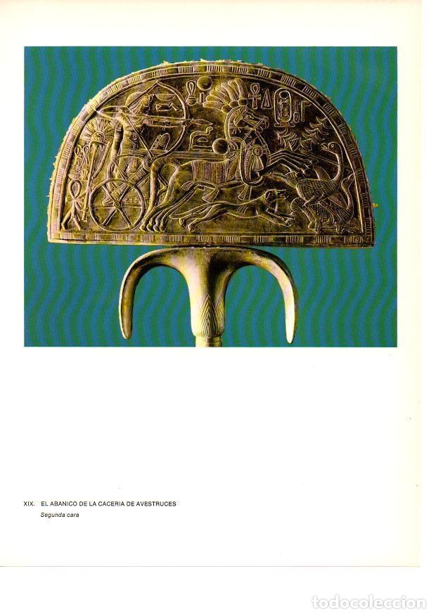 Postkarten: LAMINA 27921: Reverso del Abanico de la Caceria de los avestruces, Egipto - Raymonde de Gans