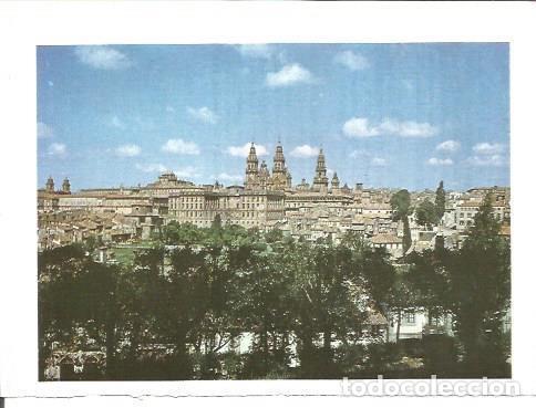 Postales: LAMINA V02330: Vista monumental de Santiago de Compostela - G. Fuertes Dominguez