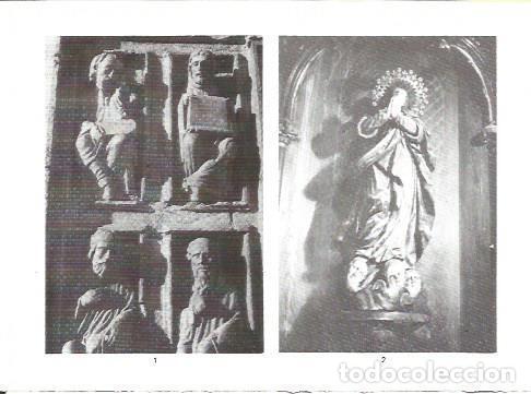 Postales: LAMINA V02307: Catedral de Santiago. Esculturas de la Puerta Santa exterior y Inmaculada - G. Fuert