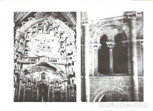 Postales: LAMINA V02314: Catedral de Santiago. Retablo de la Capilla de las Reliquias y detalle de la tribuna