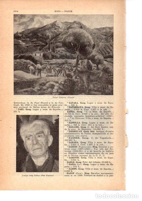 Postales: LAMINA 38899: Paisaje, por Rafael Zabaleta - VVAA