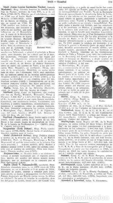 Postkarten: LAMINA 29038: Madame Stael y Stalin - VVAA