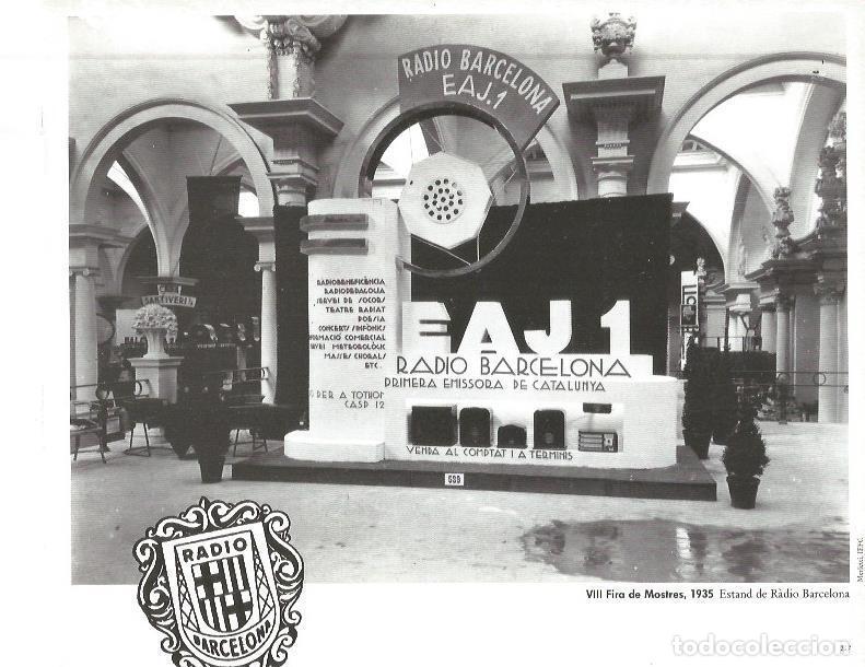 Cartes Postales: LAMINA V02440: VIII Fire de Mostres 1935. Estand Radio Barcelona - Varios