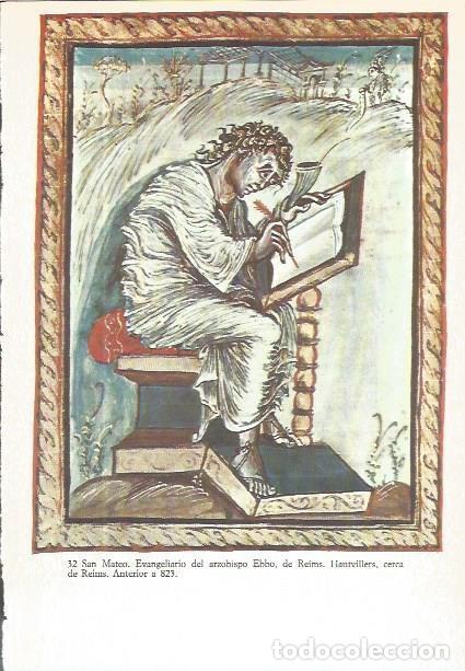 Postales: LAMINA V02541: San Mateo del Evangeliario del arzobispo Ebbo de Reims - John Beckwith
