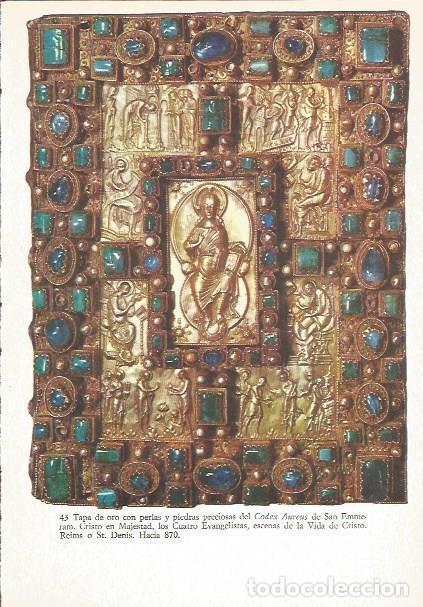 Postkarten: LAMINA V02546: Cristo en Majestad. Tapa de oro del Codex Areus de Emmeram - John Beckwith