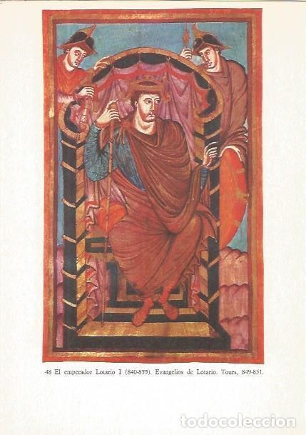 Cartoline: LAMINA V02549: El Emperador Lotario I. Evangelios de Lotario - John Beckwith