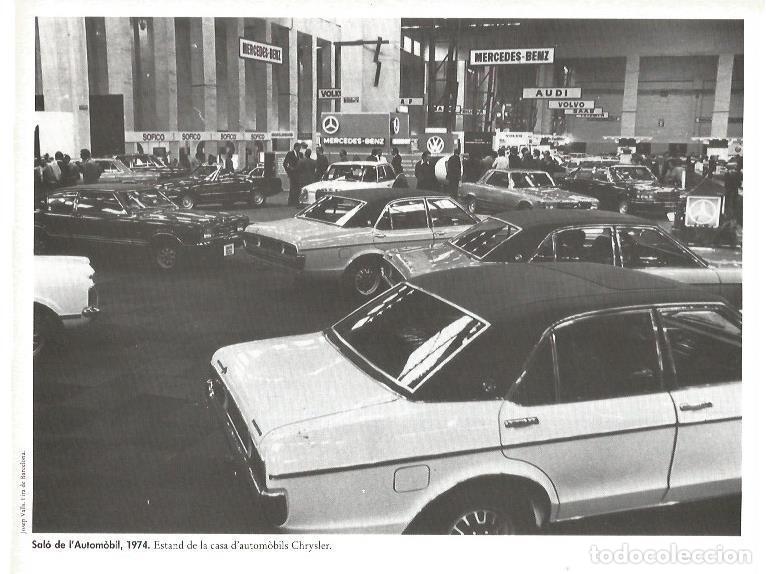 Postales: LAMINA V02518: Salon del automobil 1974. Estand Chrysler - Varios