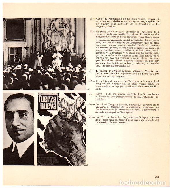 Cartoline: LAMINA 28334: Pio Xi con refugiados espa&ntilde;oles en 1936 y Jose Yanguas Messia - Jose Luis Vila San Jua