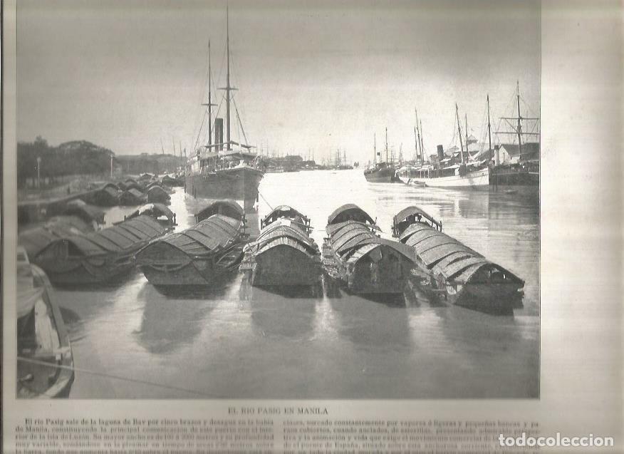 Postkarten: LAMINA V02832: Rio Pasig, Manila - Varios
