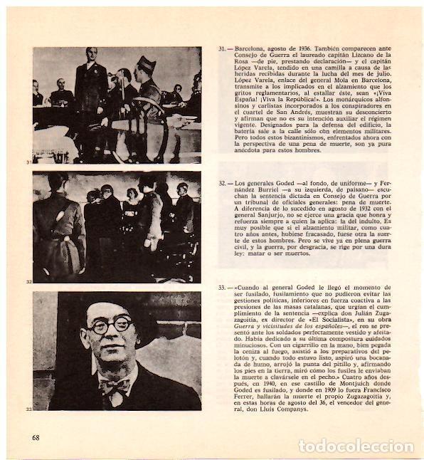 Postkarten: LAMINA 28302: Consejo de Guerra del capitan Lizcaino en Barcelona y los generales Goded y Fernandez