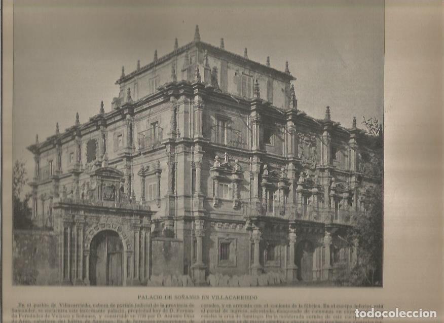 Postais: LAMINA V02812: Palacio de So&ntilde;anes en Villacarriedo, Santander - Varios