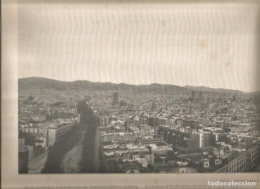Postales: LAMINA V02867: Vista de Barcelona - Varios