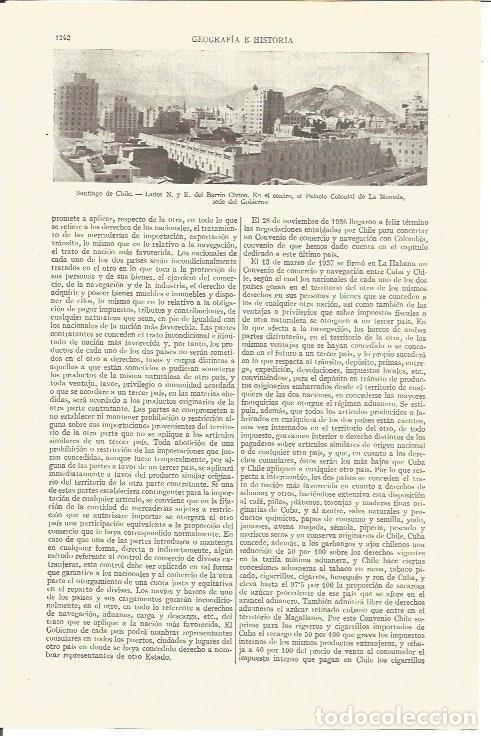 Postales: LAMINA V03787: Palacio Colonial de La Moneda en Santiago de Chile - Varios