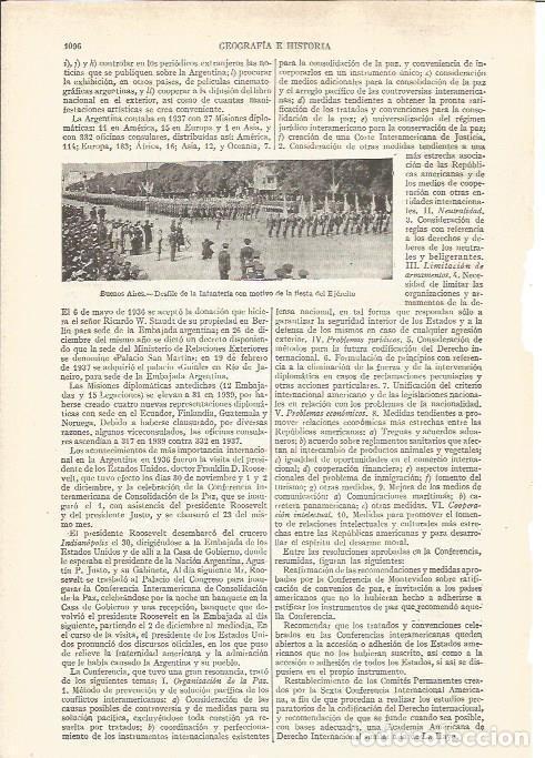 Postkarten: LAMINA V03761: Desfile de la Infanteria en Buenos Aires - Varios