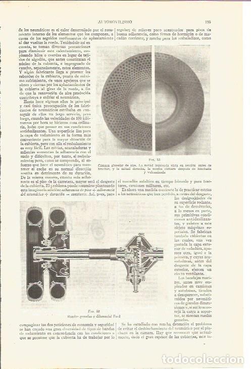 Postcards: LAMINA V03656: Camara alveolar de aire y ruedas gemelas de Ford - Varios