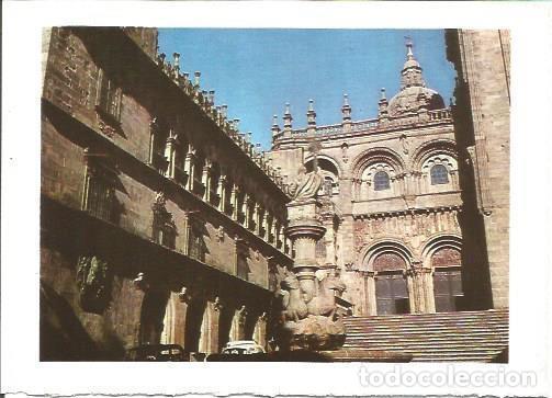 Postales: LAMINA V02321: Catedral de Santiago. Portada Plaza de las Platerias - G. Fuertes Dominguez