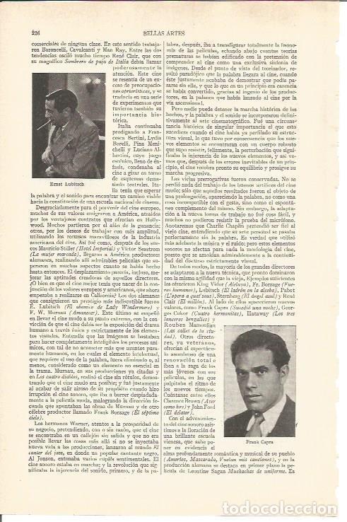 Postais: LAMINA V03670: Ernst Lubisch y Frank Capra - Varios