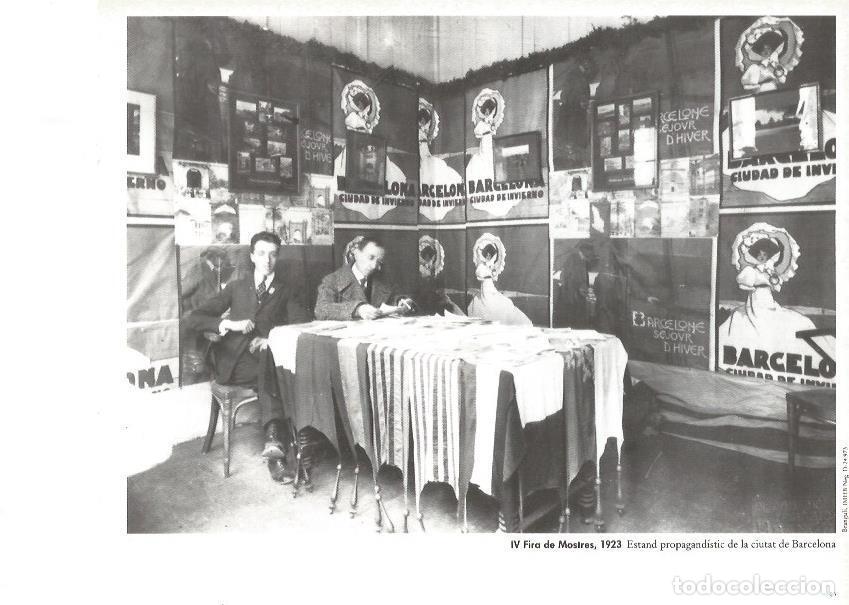 Postkarten: LAMINA V02387: IV Fira de Mostres 1923. Estand de la ciudad de Barcelona - Varios