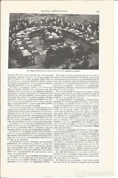 Postales: LAMINA V04081: El Consejo Economico Social de la ONU en Londres - Varios