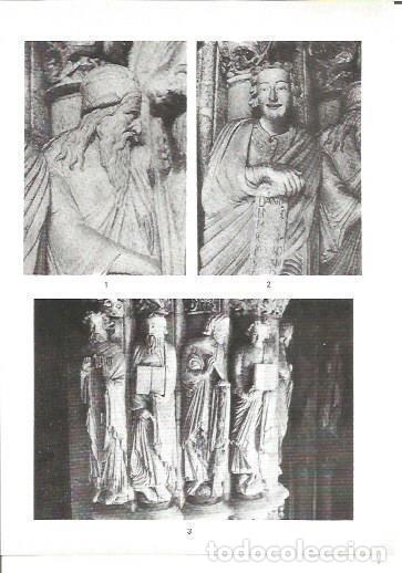 Postales: LAMINA V02300: Catedral de Santiago. El Profeta Isaias, Daniel y Cuatro Apostoles - G. Fuertes Domin