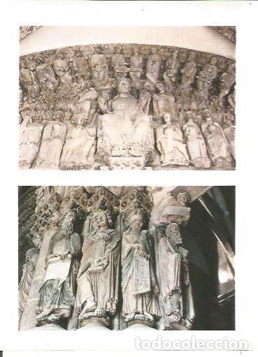 Postales: LAMINA V02298: Catedral de Santiago. Cristo Majestad y Cuatro profetas - G. Fuertes Dominguez