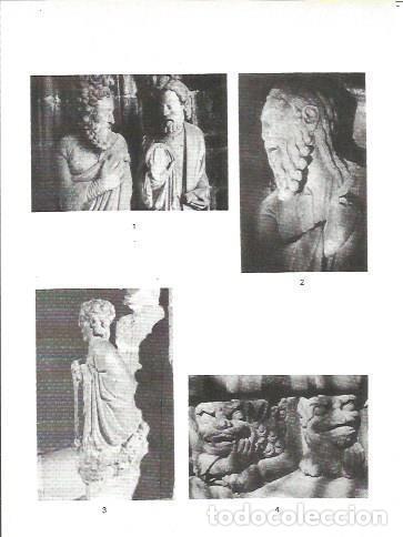 Postales: LAMINA V02301: Catedral de Santiago. Detalle de San Bartolome, Santo Tomas y El Santo de los Croque