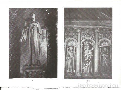 Postales: LAMINA V02308: Catedral de Santiago. Escultura de madera de Santa Susana y peque&ntilde;o retablo plateresc