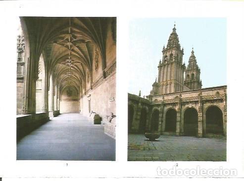 Postales: LAMINA V02316: Catedral de Santiago. Nave del Claustro y Torres del Obradoiro - G. Fuertes Dominguez