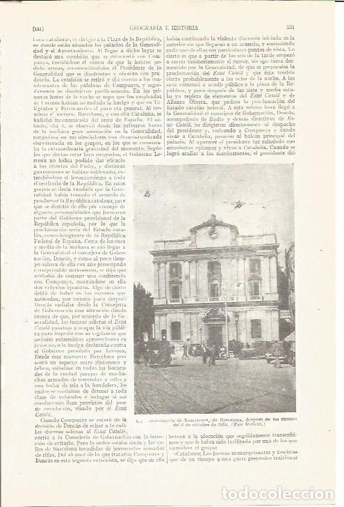 Postais: LAMINA V04165: Comandancia de Somatenes, Barcelona octubre 1934 - Varios